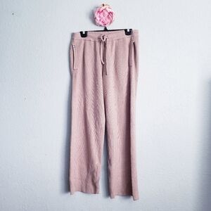 Figs Ribbed Knit Wide Leg Lounge Pants